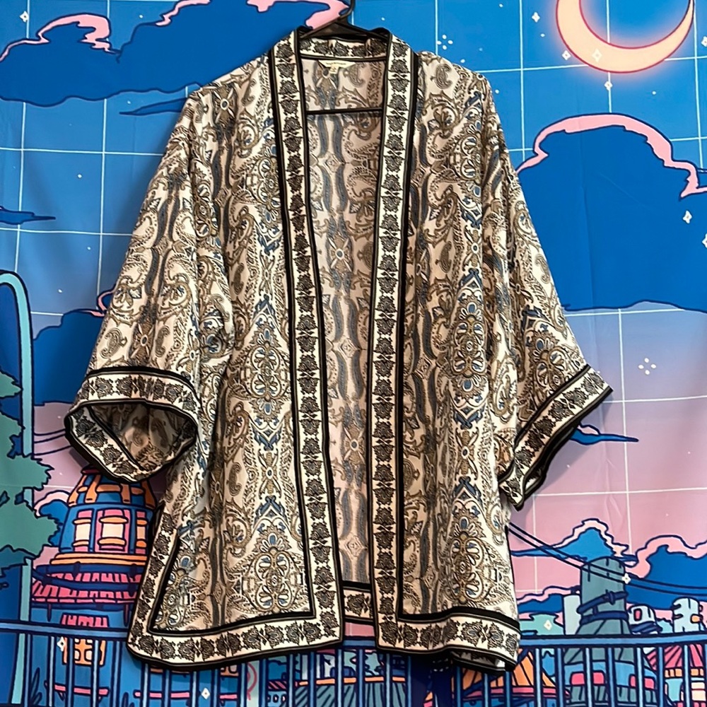 MAX STUDIO PAISLEY PRINT KIMONOS SIZE L